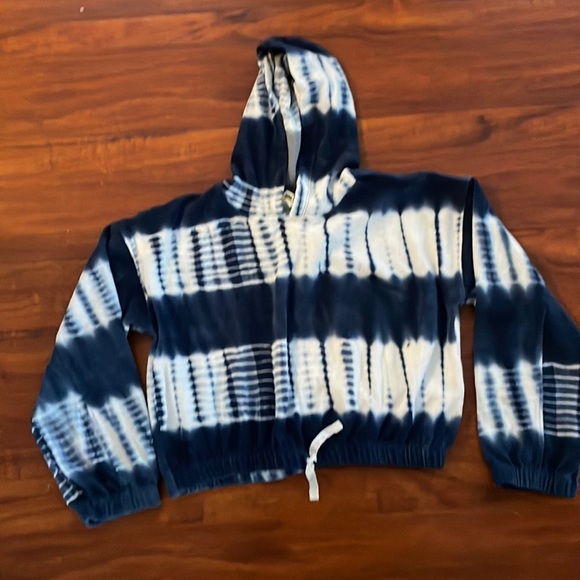Shade Critters terry hoodie. Navy tie dye. - Picture 1 of 3